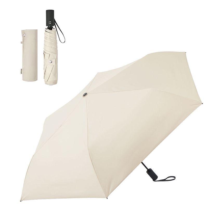 新品しぃちゃん 折りたたみ日傘 ベージュ KONCIWA 自動開閉折りたたみ日傘(ベージュ) S556KBG 返品種別A