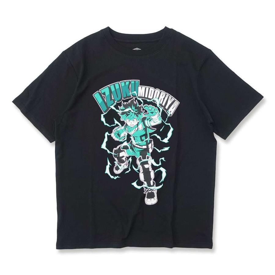 ファインプラス ヒロアカ デク Tシャツ(ブラック・サイズ：S) 返品種別