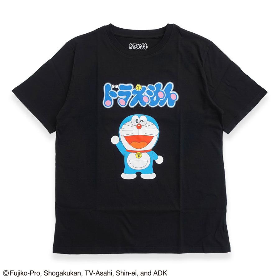 ドラかつライダー モーション ロゴ モザイク文字 Tシャツ XL ファインプラス ドラえもん ロゴ＆ドラ Tシャツ(ブラック・サイズ：XL
