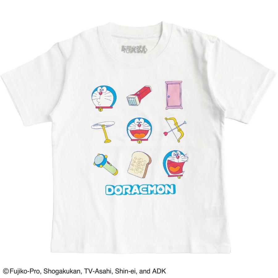 ファインプラス ドラえもん KIDS ヒミツ道具 Tシャツ(ホワイト・サイズ