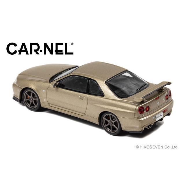 CAR-NEL 1/ 43 日産 スカイライン GT-R MspecII Nur (BNR34) 2002 Silica Brass(CN430201)ミニカー 返品種別B｜joshin｜02