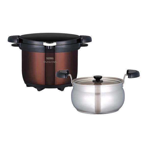 THERMOS（サーモス） (IH対応)真空保温調理器 20cm 3.0L クリア