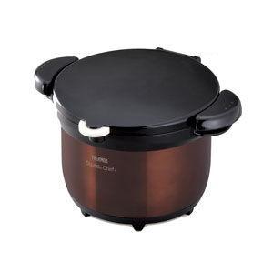 THERMOS（サーモス） (IH対応)真空保温調理器 20cm 3.0L クリア