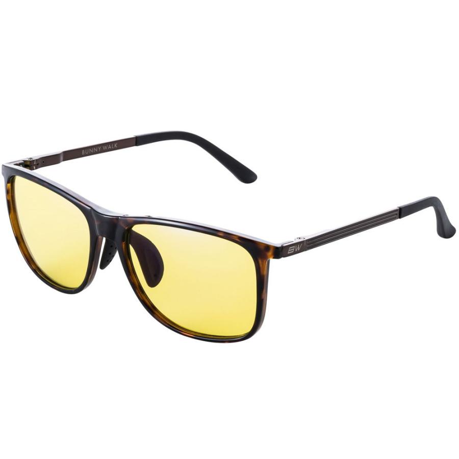 BUNNYWALK BW-0216Y BW-021 フレームカラー：ブラウンデミ(YELLOW ナイトグラス)バニーウォーク[BW0216YBUNNYWALK] 返品種別A BUNNYWALK BW-021 フレームカラー：ブラウンデミ(YELLOW ナイトグラス