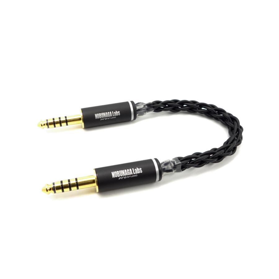 ノブナガラボ ステレオミニケーブル(0.1m)(4.4mm5極⇔4.4mm5極