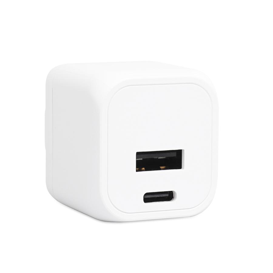 FSC PD20W対応 AC充電器 Type-C×1ポート/ USB-A×1ポート JOY