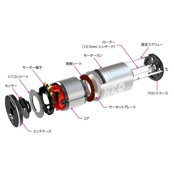 G-FORCE Neo Fast 8.5T ブラシレスモーター(センサー付き)(進角固定式)(G0352)ラジコン用 返品種別B