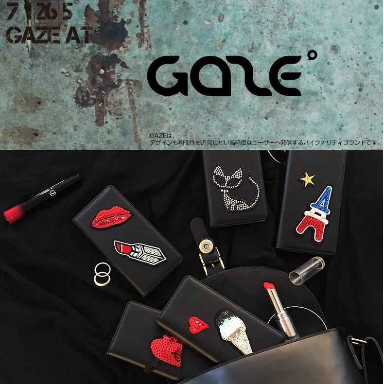 GAZE(ゲイズ) iPhone SE(第3/ 2世代)/ 8/ 7用 手帳型ケース Spangle(