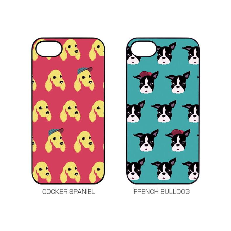 Dparks iPhone SE(第3/ 2世代)/ 8/ 7用 ブラックケース Fashionable Dog(ビションフリーゼ) DS8290I7 返品種別A｜joshin｜11