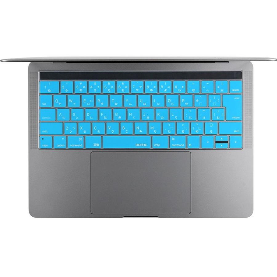 BEFiNE(ビファイン) 2016 MacBook Pro13/ 15 Touch Bar/ Touch ID対応 キーボードカバー(ブルー) キースキン BF9435 返品種別A｜joshin｜02