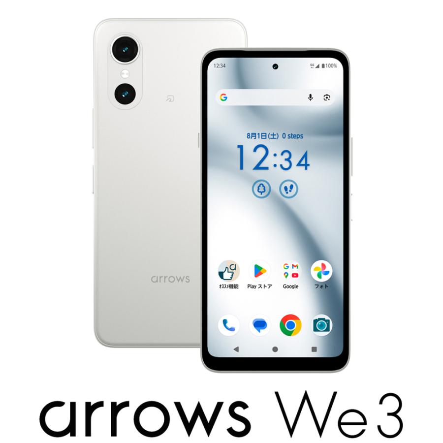 FCNT arrows We3 M09(4GB/ 64GB)ホワイト(SIMフリー版) PBC00015JP