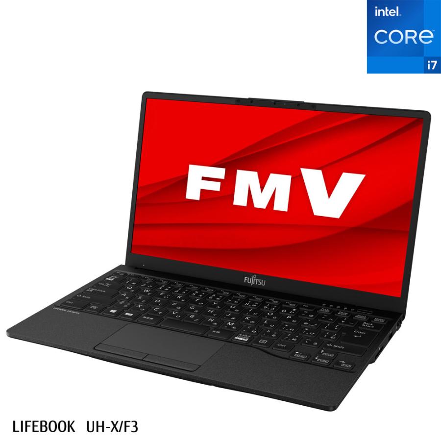 富士通 13.3型モバイルノートパソコン FMV LIFEBOOK UH-X 超安い品質 F3 Core i7-1165G7 メモリ Officeあり ピクトブラック 512GB 返品種別A217 16GB 680円 FMVUXF3B 【国内在庫】 SSD