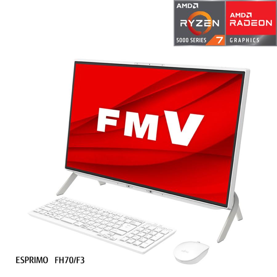 富士通 23.8型デスクトップパソコン FMV ESPRIMO FH70/ F3(Ryzen 7/8GB/512GB SSD/DVDドライブ/ Officeあり) オールインワン FMVF70F3W 返品種別A :4580620238251-41-60160:Joshin web - 通販 - Yahoo!ショッピング 富士通 23.8型デスクトップパソコン FMV ESPRIMO FH70/ F3(Ryzen 7/8GB/512GB SSD/DVDドライブ/ Officeあり) オールインワン FMVF70F3W 返品種別A :4580620238251-41-60160:Joshin web - 通販 - Yahoo!ショッピング