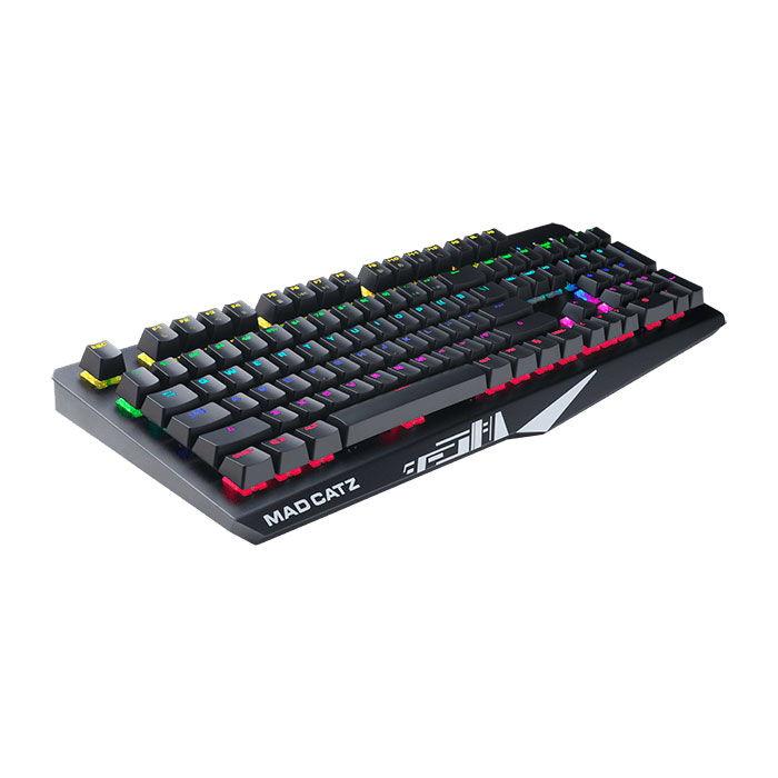 Mad Catz(マッドキャッツ) RGB メカニカル ゲーミング キーボード S.T.R.I.K.E. 4 赤軸 英語配列104キー KS13MMUSBL000-0J 返品種別A｜joshin｜04