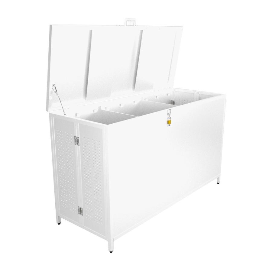 Pure＆Haus 屋外ゴミ収納ボックス(ホワイト) 容量350L SH-4-W 返品種別 