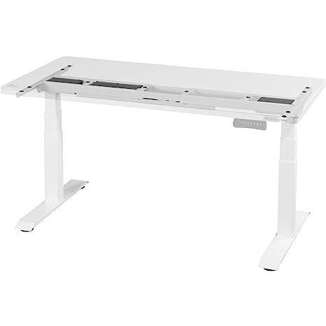 Bauhutte バウヒュッテ 電動スーパーゲーミングデスク(ホワイト)(脚部