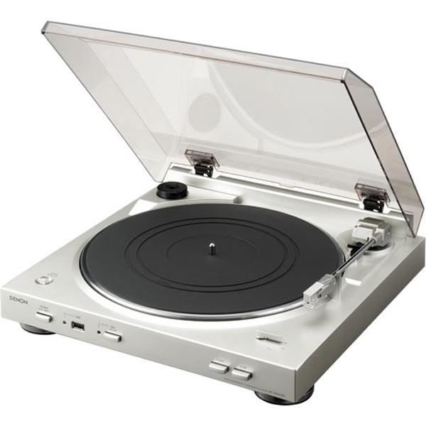 DENON デノン レコードプレーヤー DP-200USB プレミアムシルバー