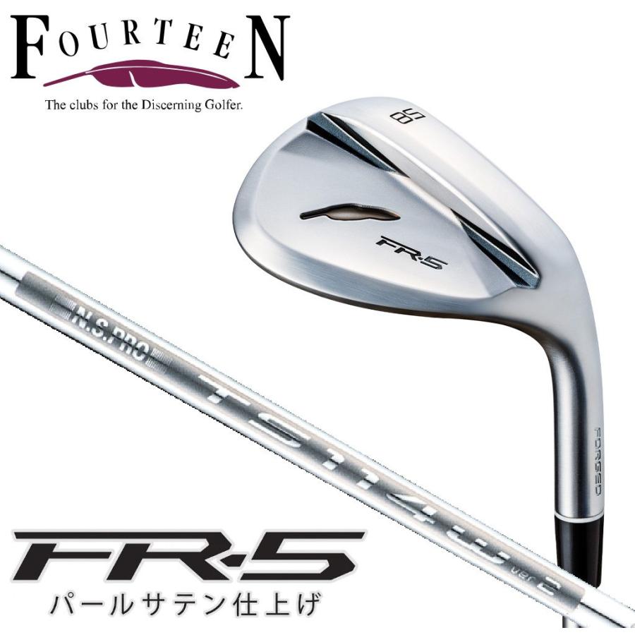 FOURTEEN（フォーティーン） FR-5 ウェッジ パールサテン仕上げ ロフト