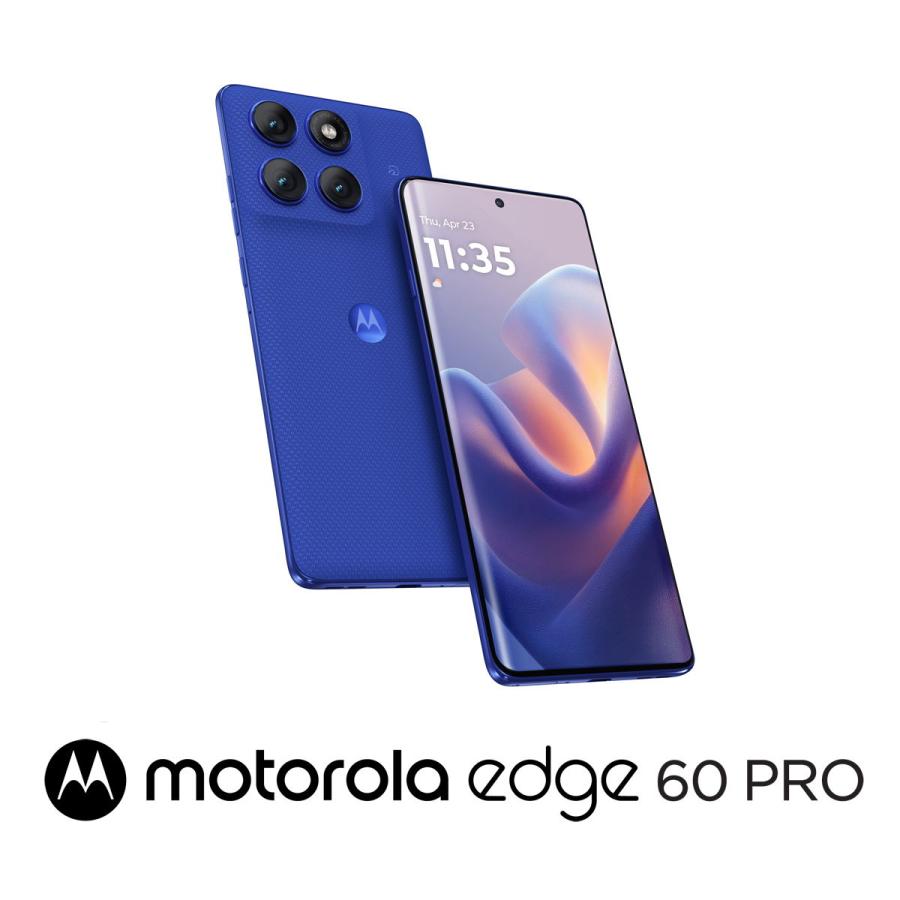 Motorola モトローラ スマホ edge 60 pro PB7U0000JP 12G+256G ダーズブルー SIMフリーの商品画像（Yahoo!ショッピング）