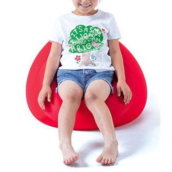 MOGU モグ フィットチェア 本体+カバーセット(オレンジ) ビーズ