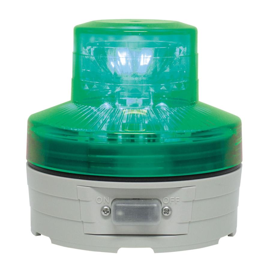 日惠製作所 LED回転灯 ニコUFO 緑 NIKKEI NICO UFO 電池式警告灯 VL07B 