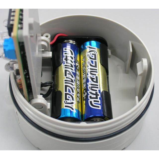 日惠製作所 LED回転灯 ニコUFO 赤 NIKKEI NICO UFO 電池式警告灯 VL07B