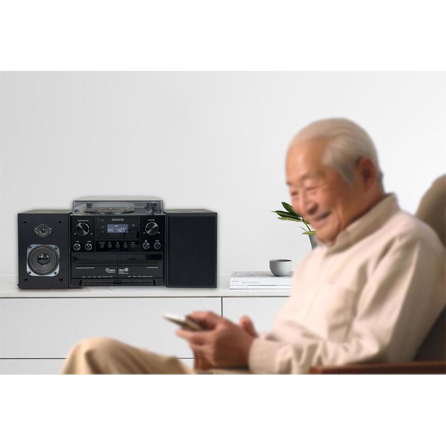アイワ ダブルカセットワイヤレスシステムコンポ aiwa audio -G アイワ ダブルカセットワイヤレスシステムコンポ aiwa audio -G