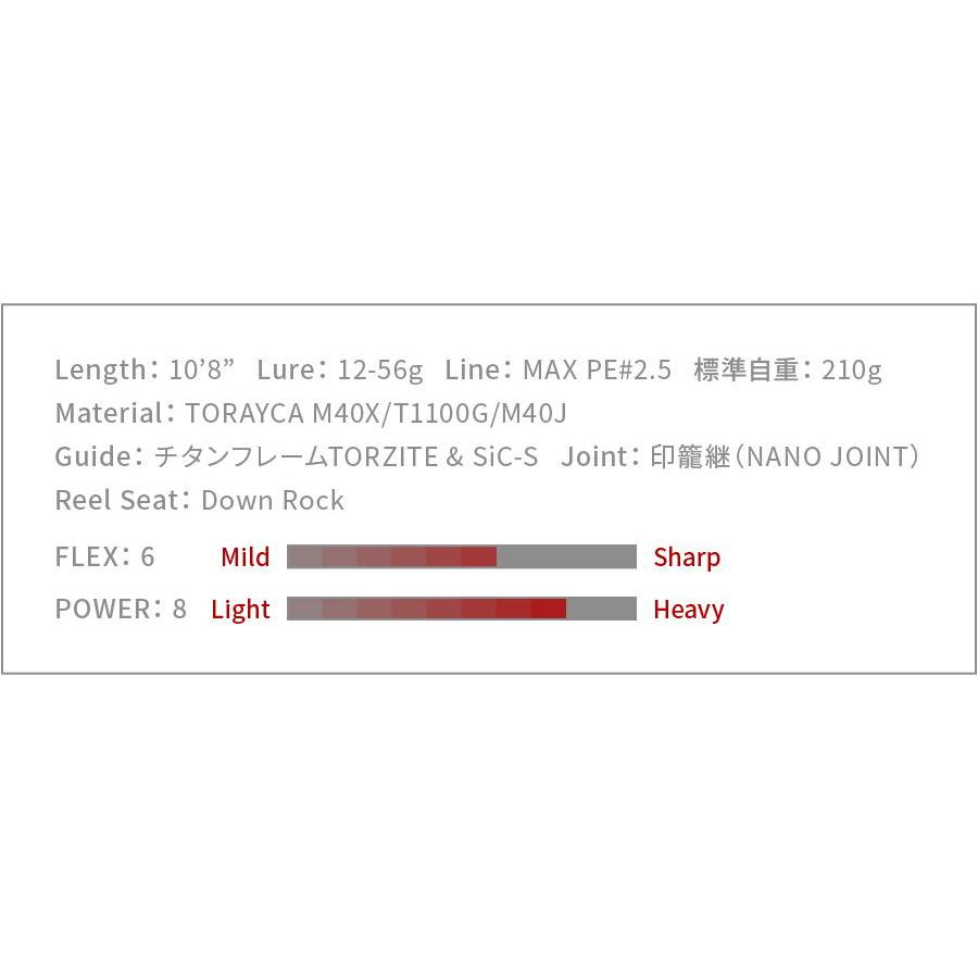 アピア Foojin’Z クレイジーキャリー 108MH 10.8ft 2ピース スピニング 返品種別A｜joshin｜08