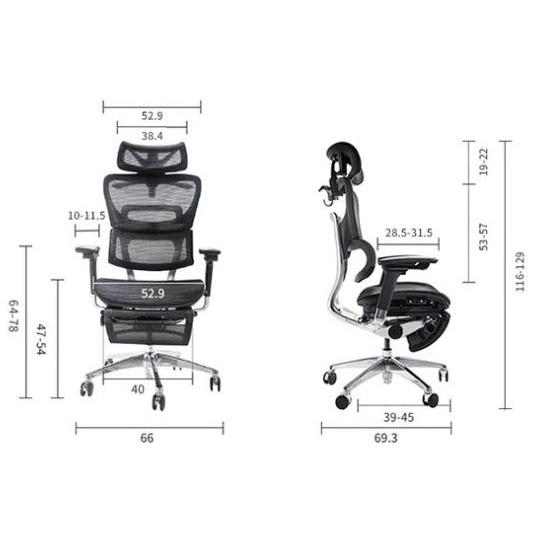 COFO COFO(コフォ) Chair Premium(ブラック・サイズ:幅66×奥行 COFO COFO(コフォ) Chair Premium(ブラック・サイズ:幅66×奥行