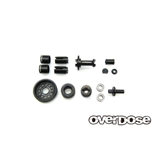 ラジコンOVERDOSEパーツ OVERDOSE ギヤドライブセット Type-3 (For OD2588bOD3875-6)(OD3929