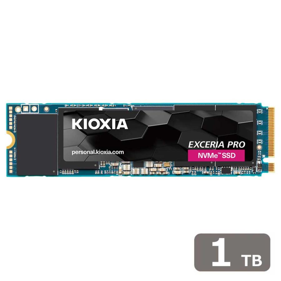 KIOXIA EXCERIA PRO NVMe対応 内蔵SSD 1TB M.2 2280(PCIe Gen4 x4 