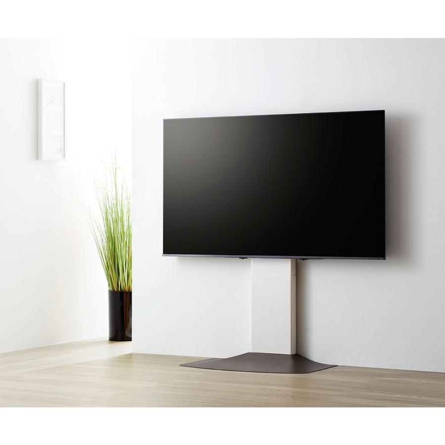 朝日木材加工 48V〜77V型まで対応 壁寄せテレビスタンド 壁ピタ