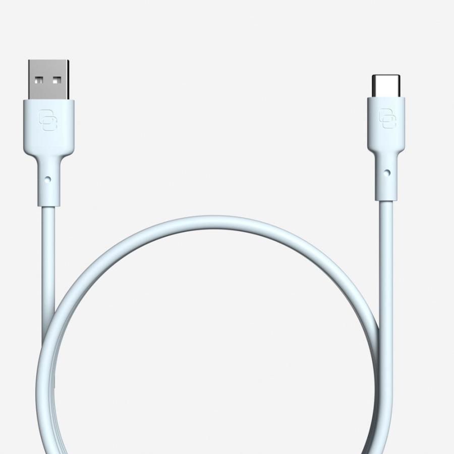 FUNMAXJAPAN(ファンマックスジャパン) CellCube USB-A to USB-Cケーブル 1.0m (白藍) CC-CB06-LB 返品種別A | ブランド登録なし