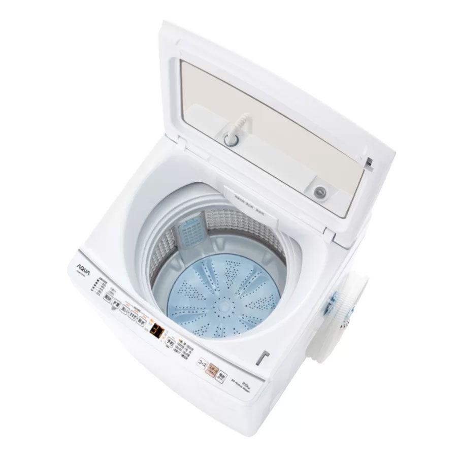 (標準設置料込) アクア 7.0kg 全自動洗濯機 ホワイト AQUA AQW-P7P-W 返品種別A｜joshin｜02