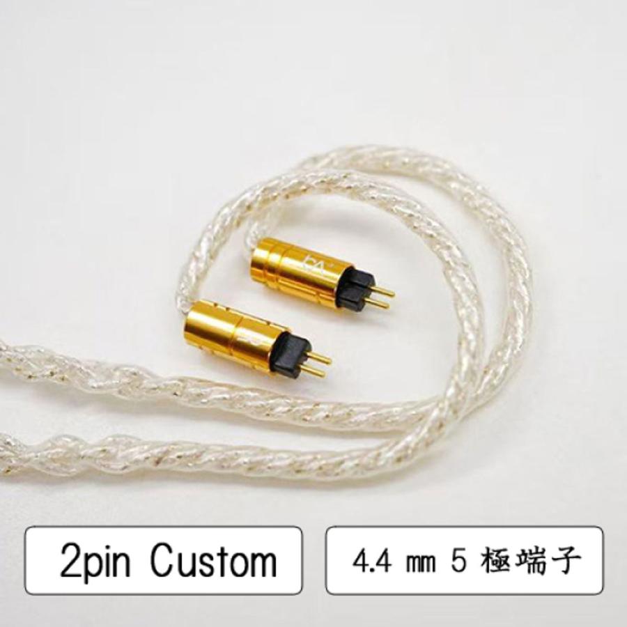 ビートオーディオ イヤホンケーブル(1.2m・8導体)(Custom 2pin⇔4.4mm5 