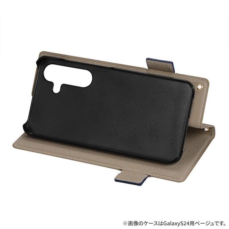 MS Products Galaxy S24 Ultra(SC-52E)用 薄型・軽量PUレザー手帳ケース 「Twoal W」(キャメル) LEPLUS NEXT LN-24SG2BLP2CA 返品種別A｜joshin｜05