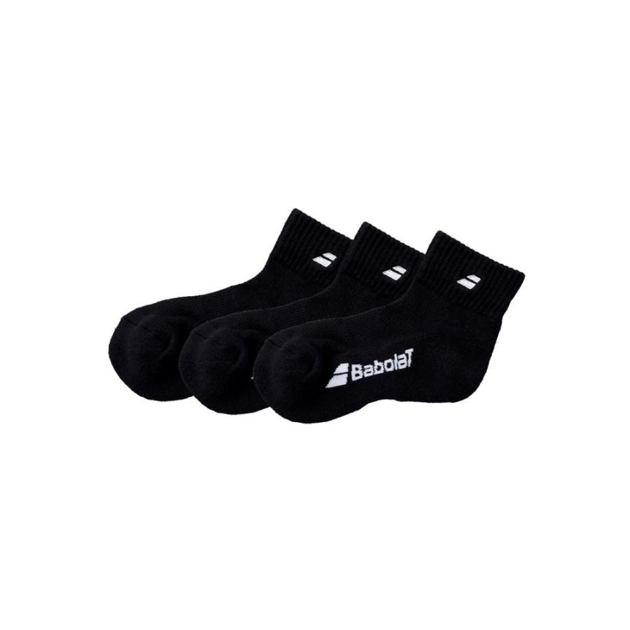 Babolat（バボラ） メンズ ソックス 3足組(ブラック・サイズ：25〜27cm
