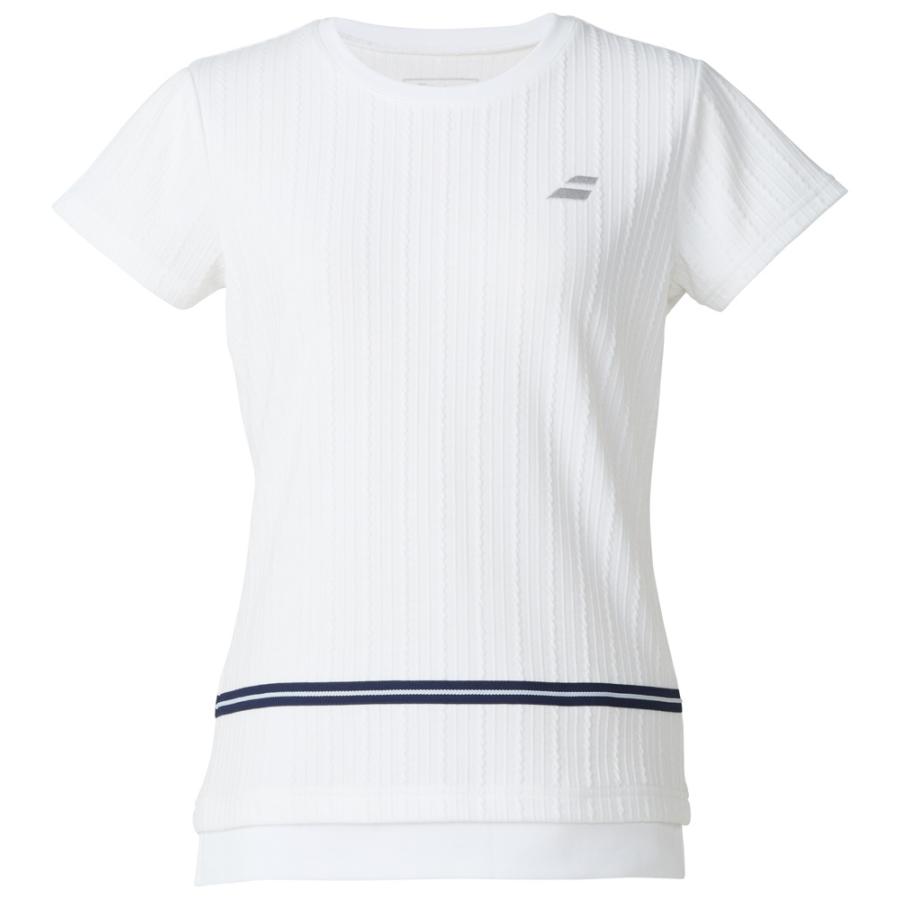 Babolat（バボラ） レディース ニット半袖シャツ PURE SHORT SLEEVE