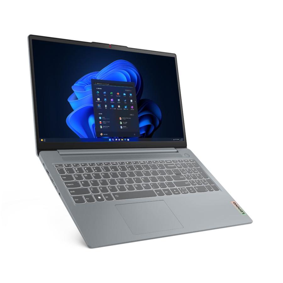 Lenovo(レノボ) 15.6型 ノートパソコン IdeaPad Slim 3 15AMN8(Ryzen 5/  メモリ 16GB/  512GB SSD)アークティックグレー 82XQ00F2JP 返品種別A｜joshin｜09