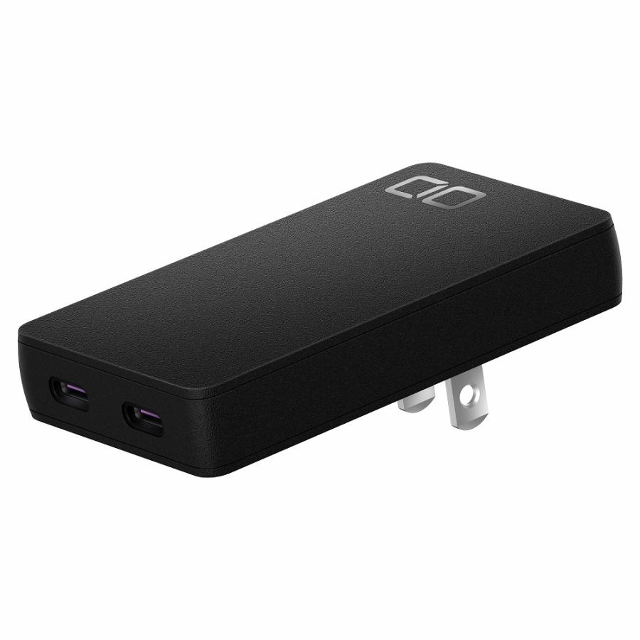 CIO CIO NovaPort SLIM DUO 65W 薄型 急速充電器 Type-C×2(ブラック