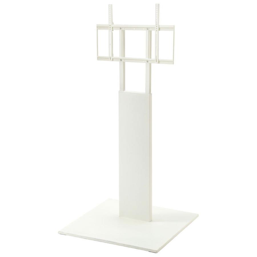 ナカムラ 〜80V型対応 自立型テレビスタンド(サテンホワイト) EQUALS WALL INTERIOR TV STAND PRO BASE