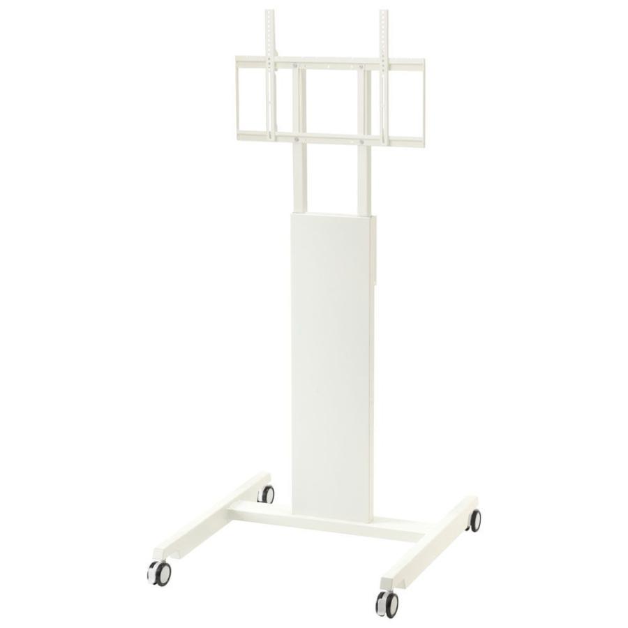ナカムラ 〜80V型対応 自立型テレビスタンド(サテンホワイト) EQUALS WALL INTERIOR TV STAND PRO
