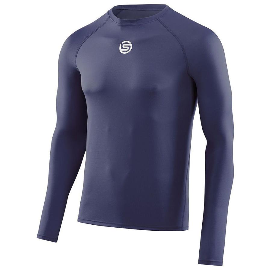 SKINS（スキンズ） SERIES-1 メンズトップス ロングスリーブ(ネイビー