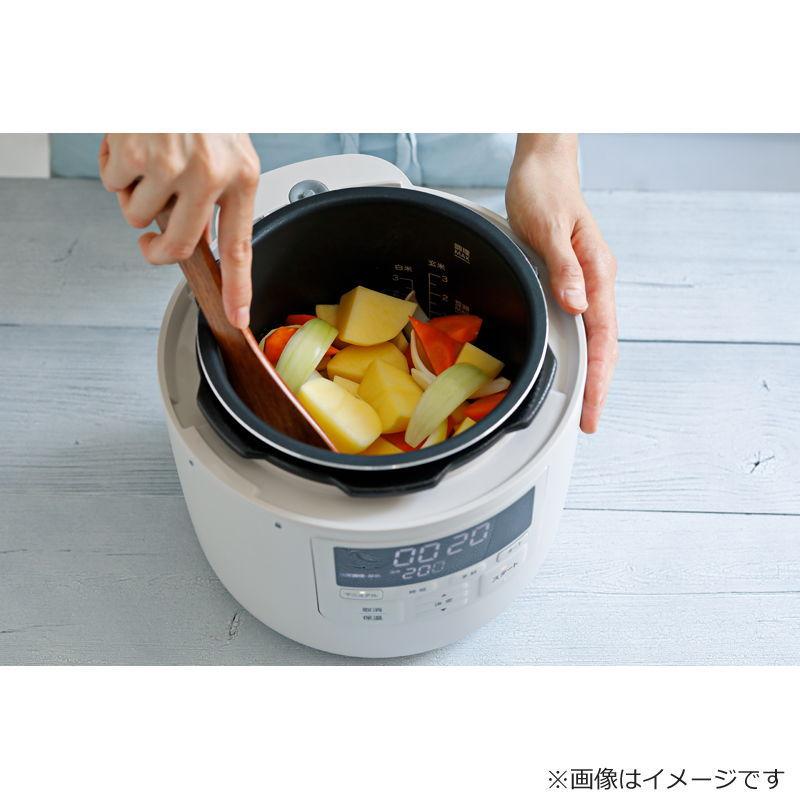 シロカ 電気圧力鍋 ホワイト siroca おうちシェフPRO Mタイプ SP-2DM251(W) 返品種別Aの画像