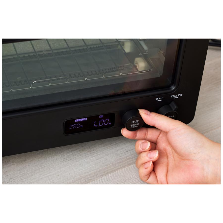 siroca シロカ オーブントースター ブラック すばやきトースター