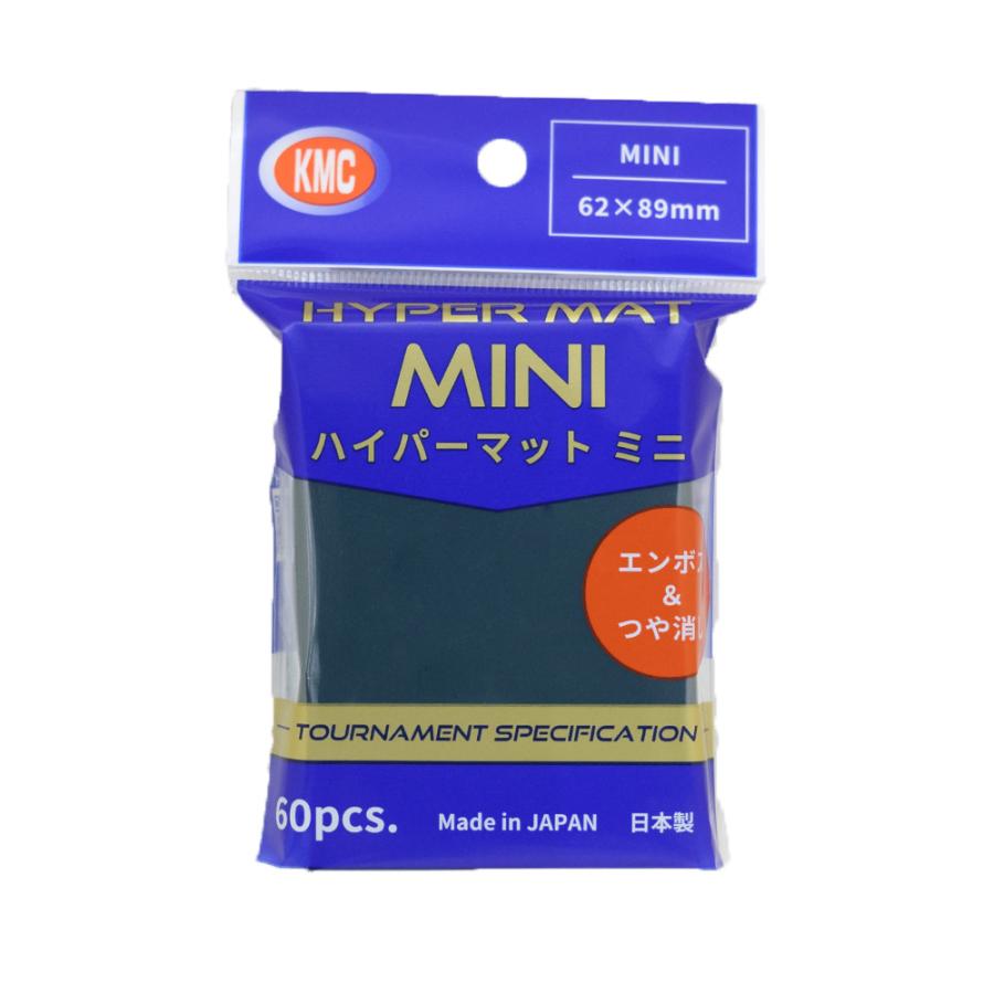 ＫＭＣ　カードバリアー　ハイパーマット　ミニ　グリーン　３０個 KMC カードバリアー ハイパーマットミニ グリーン(2025) 返品種別B