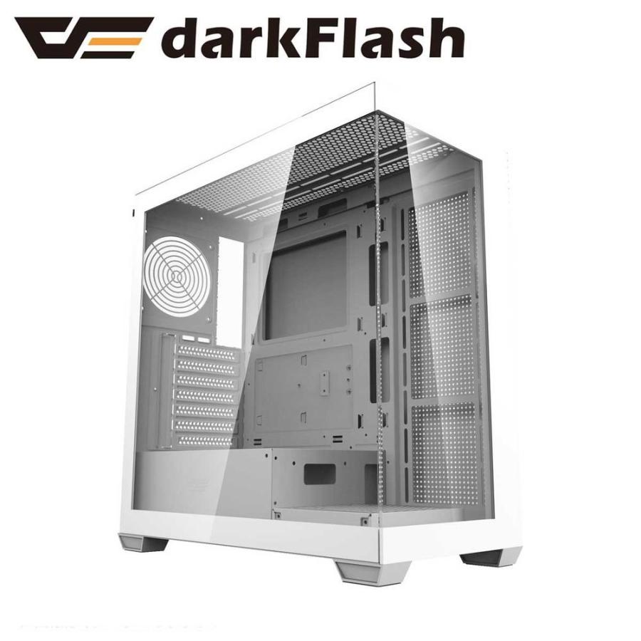 darkFlash｜ダークフラッシュ ピラーレス ミドルタワーケース [ATX 