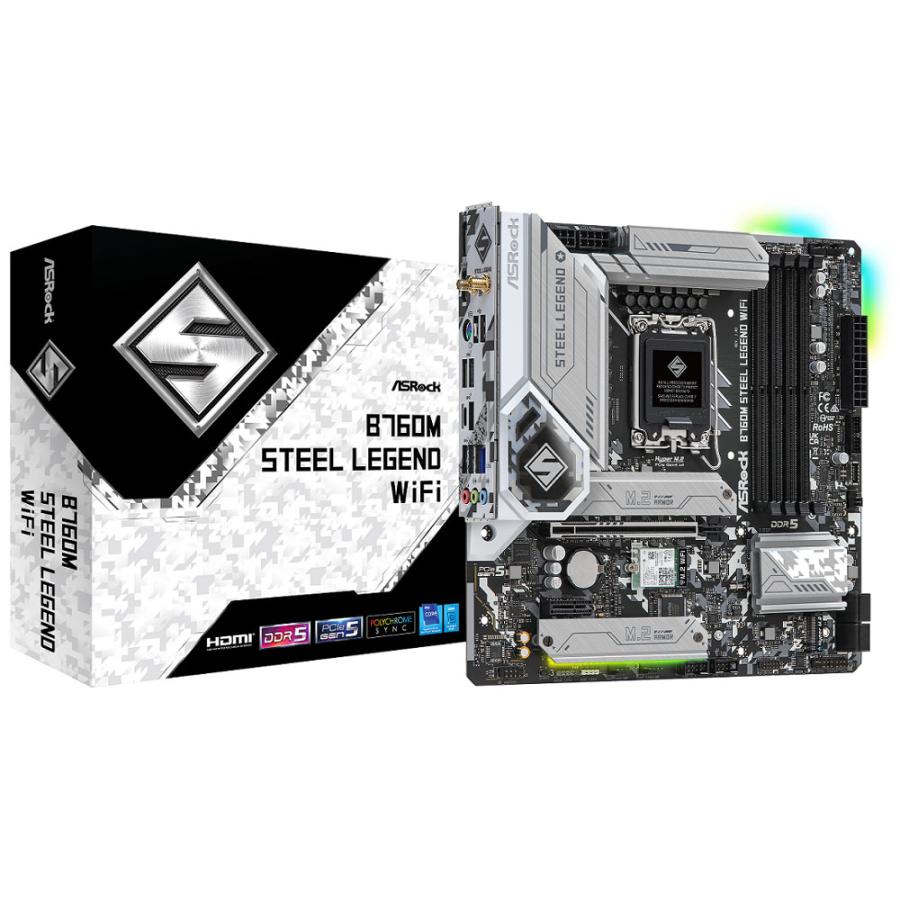 Asrock B760M DDR5-16GB 750w電源pcケースセット売り｜PCケース(自作PC用)
