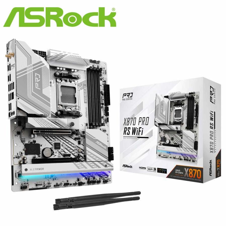 ASRock X870 PRO RS マザーボード 新品未開封 ASRock（アスロック） ASRock｜アスロック ASRock X870 Pro RS WiFi