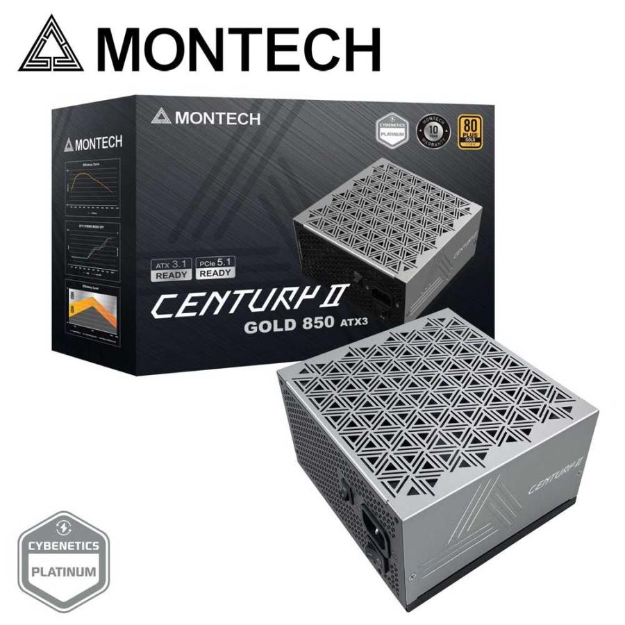 MONTECH｜モンテック CENTURY II シリーズ 80PLUS Gold / Cybenetics